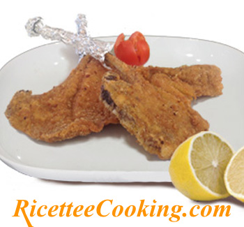 Costolette di agnello impanate